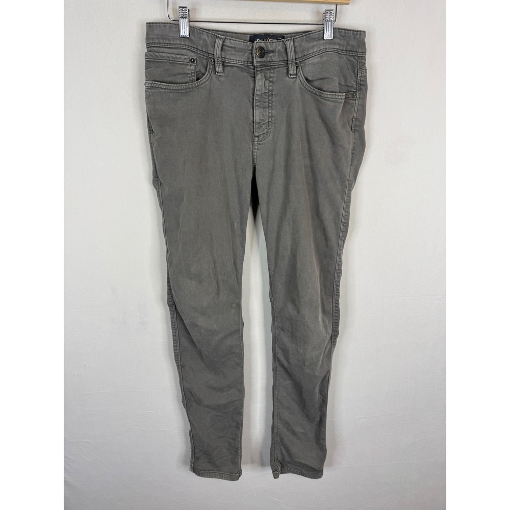 DU/ER N2X Slim Fit Grey Performance Pants Mens 32x32 Gusset Trousers